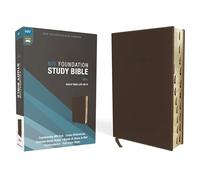 Foundation Study Bible-NIV: New International Version, Earth Brown Italian Duo-Tone