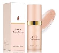 Foundations 4 in 1 Foundation Liquid, Color Changing Foundation for Mature Skin, Medium Coverage, Long-lasting, Waterproof, Neutrals Finish, 30ml (1PC)