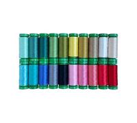 Foundations by Aurifil 100% Cotton 40wt 20 Spools Ideal for Sewing, Quilting, Patchwork, Crafting