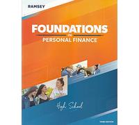 "Foundations in Personal Finance - Print Student Textbook | Third Edition | High "