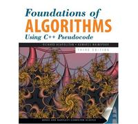Foundations of Algorithms using C++ Pseudocode: .: .
