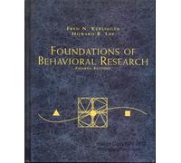 Foundations of Behavioral Research