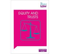 Foundations of Law - Equity and Trusts