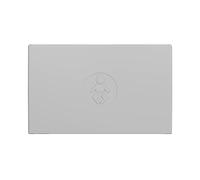 FOUNDATIONS Ultra 300-EH Foldable Changing Table for Wall in Grey | Plastic Wall-Mounted Diaper Changing Unit/Station incl. Safety Belt, Bag Hooks & Fixing Material