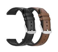FoundEast Compatible with KOSPET Tank T4/T3/T3 Ultra/T2/M2/M3 Straps Replacement Sweatproof Silicone Leather Band (Black+Brown)