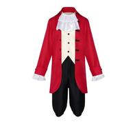 Founder's Apparel Patriotic Fancy Dress with | Founder Costume for Revolution and Independence, Halloween Cosplay Historic Patrio