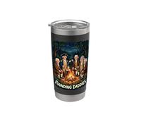 Founding Daddies 4th of July Camping Smores Stainless Steel Insulated Tumbler