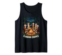 Founding Daddies 4th of July Camping Smores Tank Top