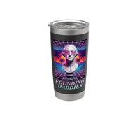 Founding Daddies George Washington Synthwave Retro Stainless Steel Insulated Tumbler