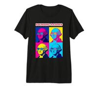Founding Daddies Pop Art George Washington Sunglasses Premium T-Shirt