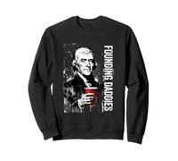 Founding Daddies Thomas Jefferson Red Solo Cup 4th of July Sweatshirt