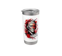 Founding Daddy Thomas Jefferson American History Grunge Stainless Steel Insulated Tumbler