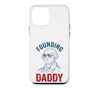Founding Daddy Washington Flag Sunglasses Case for iPhone 12 mini