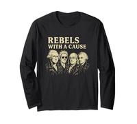Founding Fathers Rebels With a Cause Patriotic Punk Rock Long Sleeve T-Shirt
