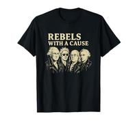 Founding Fathers Rebels With a Cause Patriotic Punk Rock T-Shirt