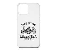 Founding Fathers Sippin On Liber-Tea History Teacher Case for iPhone 12 mini