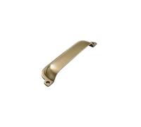 FOUNDRYMAN - Luxury Solid Brass Cup Draw Handle, Handmade & Free from Impurities - Perfect for a Kitchen Makeover - 6.5 inch x 1
