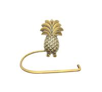 FOUNDRYMAN - Pineapple Toilet Roll Holder - Solid Brass Loo Roll Holder - Perfect for Bathroom Makeover