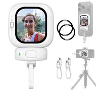 Founist Vlogmate Mini Phone Vlog Selfie Monitor Screen, Phone Holder Clip Mount for Rear Camera Selfies/Vlogging/Live/TikTok,Selfie Screen Compatible with iPhone Back Camera Monitor Screen