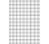 Fountain 102100850 Registry-Paper Kanzleibogen, 80 G/Qm, A4, Checkered, 50 Sheet, White