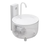 Fountain Cat Water Dish - 1.5 Liter Cat Water Dispenser | Silent Wireless Pet Waters Dispenser, Quiet Anti-Slip Electric Dog Waterer with Filtration for Living Room Garage Balcony