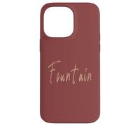 Fountain Colorado Vintage elegant design Case for iPhone 14 Pro Max