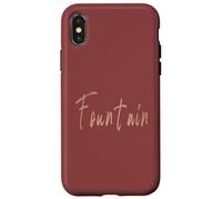 Fountain Colorado Vintage elegant design Case for iPhone X/XS