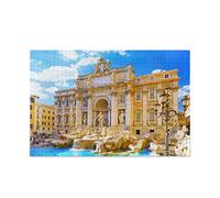 Fountain Di Trevi Rome Jigsaw Puzzle 1000 Piece for Kids DIY Gift - Jigsaw Puzzle 38x52CM