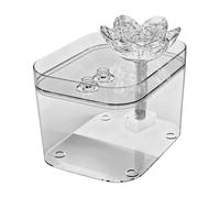 Fountain Dispenser, Battery Operated Waters Supply, Charging Base Refresher, Advanced Filtration Systems Media, Motion Sensor Activation Feature, Whisper-Level Circulation System, Compact Design White