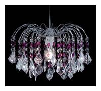 (FOUNTAIN DROP PLUM ) Modern Chandelier Ceiling Light Shades Acrylic Crystal Droplet Pendant Lampshade