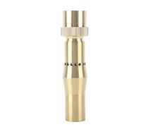 Fountain Nozzle Brass Column Water Sprinkler Head Multi Direction Spray for Garden Pond Park Fountain Brass Material Durable Beautiful Visual Effects (G1in)