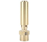 Fountain Nozzle Brass Durable Garden Pond Water Feature Decor Spray Nozzle Head with Wide Range for Outdoor Fountains Ponds Gardens Brass Material (G1.5in)