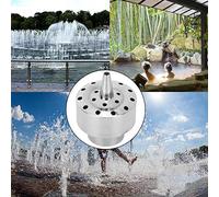 Fountain Nozzle Heads, 1.5in DN40 Female Thread Flower Column Spray 3 4 Stainless Fountain Sprinkler for Swimming Pool Spa Small Kit