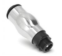 Fountain Nozzle, Professional Grade Foaming Jet Bubbler Water Garden Display, G1 Male Thread Frothy Foam Jet Fountain Nozzle, 304 Stainless Steel Waterscape Nozzle Water Spray