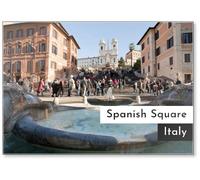Fountain on Spanish Square, Rome, Fridge Magnet