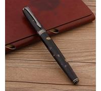 Fountain Pen,Classic Fountain Pen Camellia Flower Metal Black School Office Writing Supplies Ink Pens