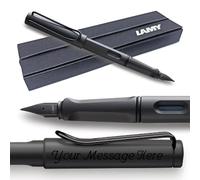 Fountain Pen Lamy Safari - Personalised with Engraving (Extra Fine Nib, Matte Umbra)