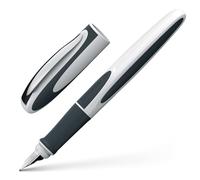 Fountain Pen Ray M White-Dark Grey Box 1 piece