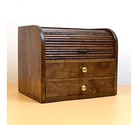Fountain Pen Storage Box - Luxury Wood Organizer with Drawer and Ink Bottle Storage - Holds 20 Pens - Elegant Design for Home or Shop