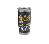 Fountain Pen Writing Handwriting Penmanship Calligraphy Stainless Steel Insulated Tumbler
