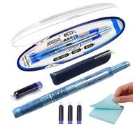 Fountain Pen | Writing Pen with Refillable Ink - Drip Proof Tool for Writing, Sketching, Calligraphy, Notes and Doodle