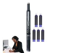 Fountain Pens for Men | 0.38mm Transparent Barrel Fountain Pen,Culture & Education Supplies for Marking Layout Art Sketching Drawing School Offices Friends