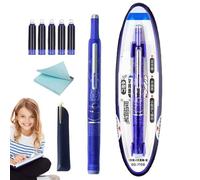 Fountain Pens Writing - Fine Nib Pen, Blue Ink Tool, Smooth Precision Pen, Durable Leak Protection Instrument for Sketching Graffiti Lettering, the Doodling J