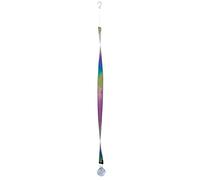 Fountasia Nature's Melody Garden Hanging Decoration Wind Spinner Helix Twister (Rainbow)