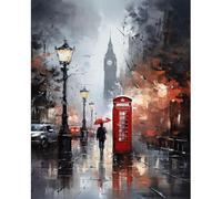 Fountor Big Ben Paint by Numbers for Adults Without Frame 40x50 CM