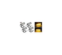 Four 12 Led Amber Strobe Flashing Emergency Recovery Grille Lights Bar Car Truck