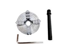 Four 4 Jaw Chuck Z011A for Metal Lathe M12x1mm Threaded Back 1.8~56mm/12~65mm Collet Lathe Accessory 1PCS(4 Jaw Chuck Kit)