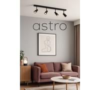 Four 4 Way Ceiling Bar Light Adjustable Modern Kitchen Spotlight Matt Black GU10