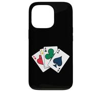 Four Aces Playing Cards Poker Casino Style Wear For Men Tee Case for iPhone 13 Pro