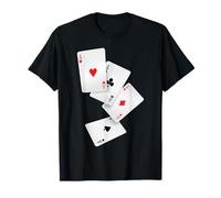 Four Aces Poker Pro Lucky Player Winner Costume Hand T-Shirt